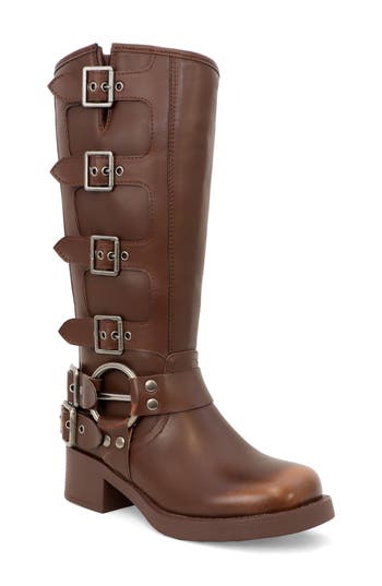 Yoki Sarki Buckle Boot In Brown