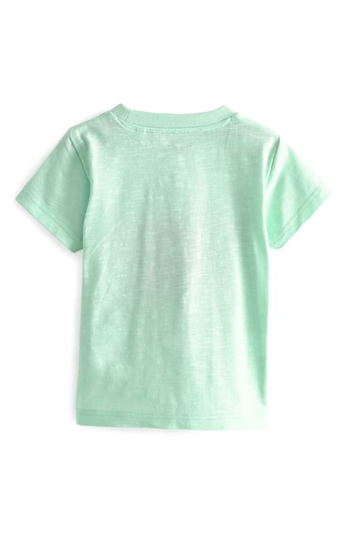 Shop Next Kids' Applliqué Fire Truck Cotton Graphic T-shirt In Green