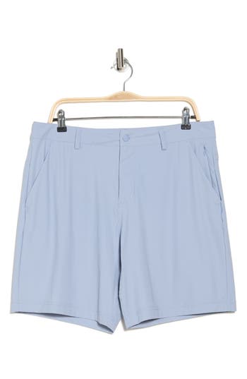 90 Degree By Reflex Warp Hillcrest Shorts In Blue Blizzard