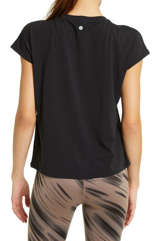 Zella Hana Studio T-shirt In Black