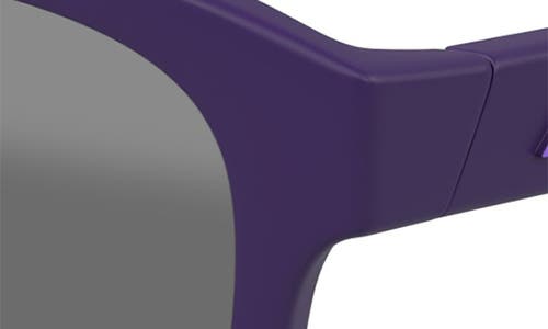 Maui Jim Ihupani Af 53mm Polarizedplus2® Round Sunglasses In Purple/neutral Grey