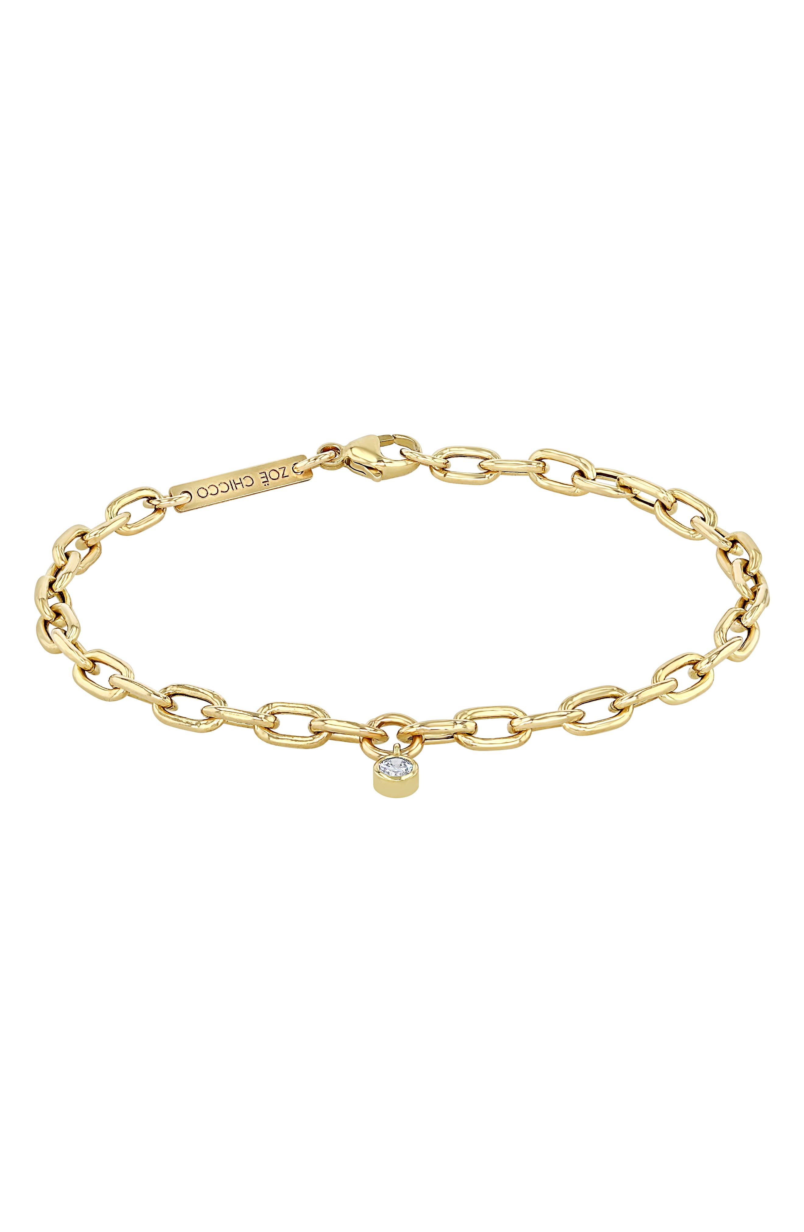 womens diamond belcher bracelet