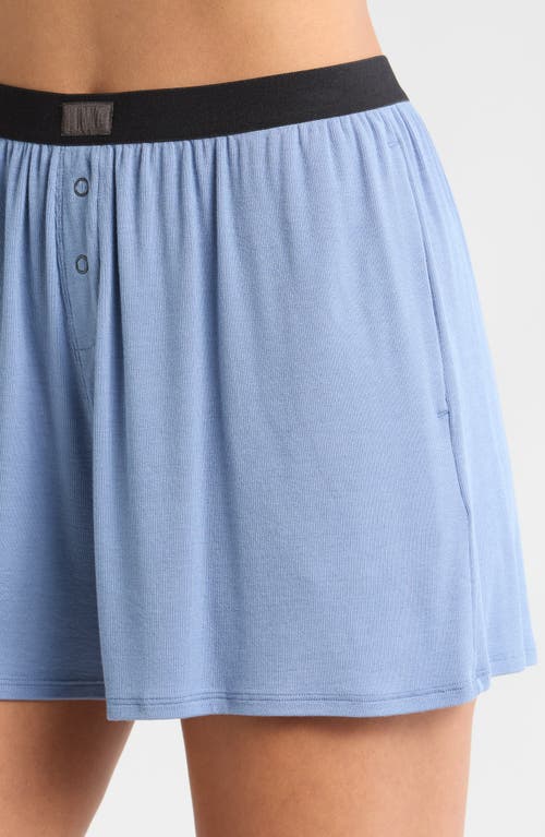 Shop Lunya Ribbed Short Pajamas In Pastoral Blue