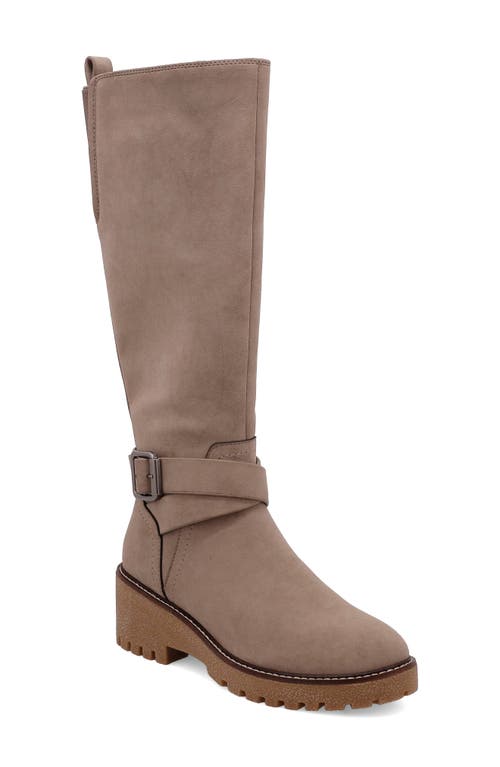 Shop Mia Kathleen Tall Boot In Taupe