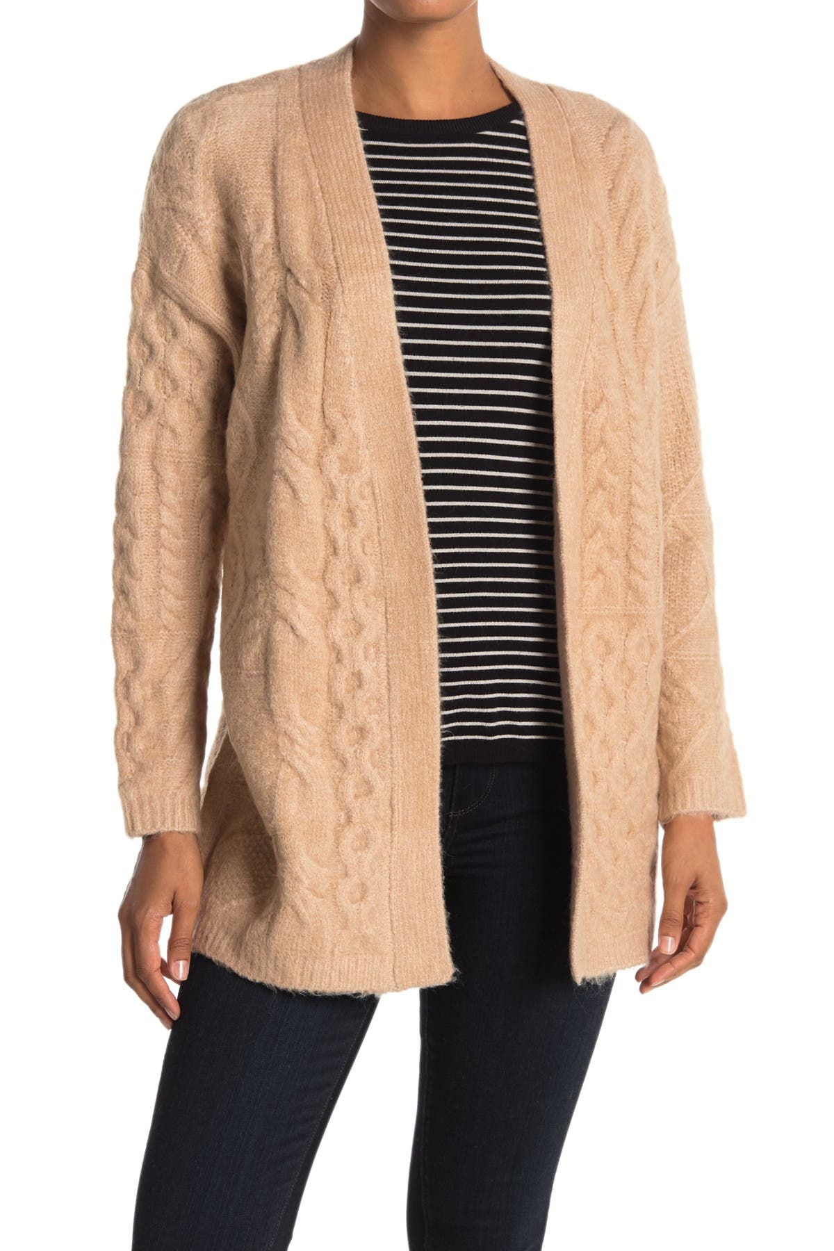 Dreamers by Debut Cable Knit Cardigan Nordstrom Rack