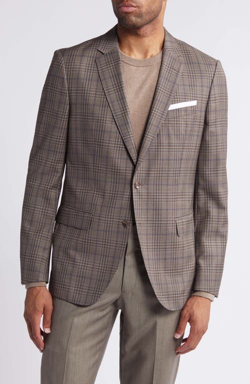 HUGO BOSS BOSS HUTSON PLAID VIRGIN WOOL SPORT COAT 