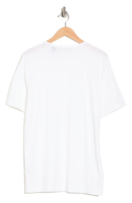 Theory Round-neck Short-sleeved T-shirt In White