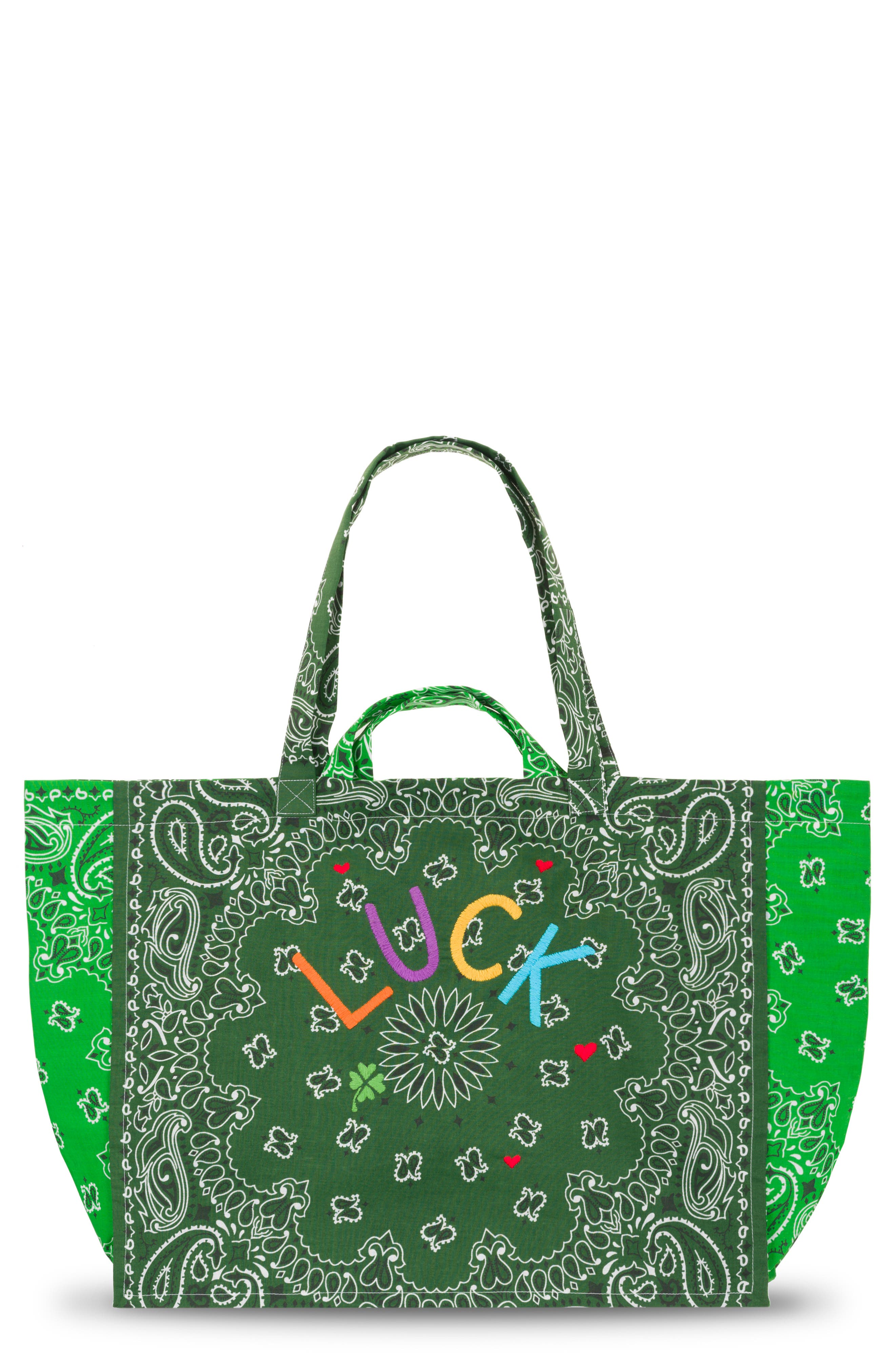 CALL IT BY YOUR NAME Maxi Cabas Embroidered Bandana Reversible