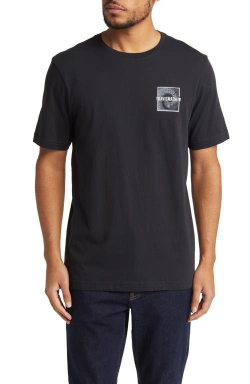 TravisMathew Smooth Sailing Cotton Graphic T-Shirt in Black