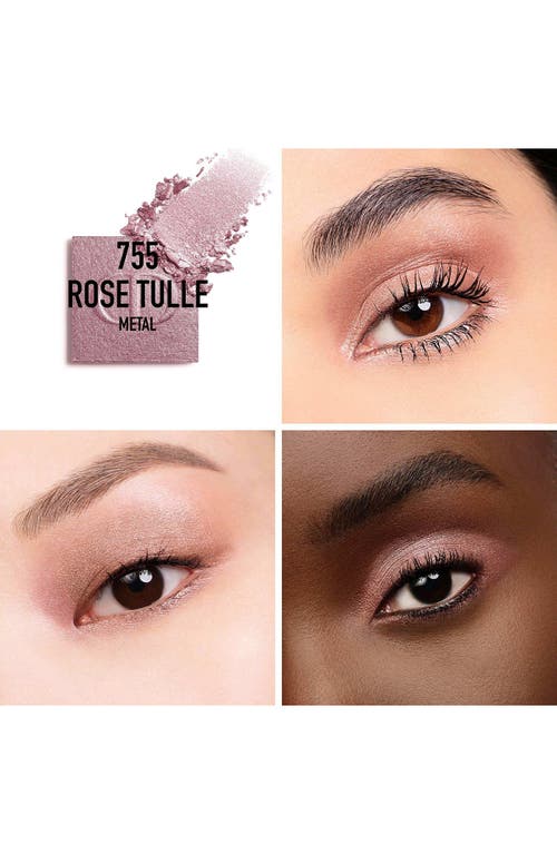 Dior *show Mono Couleur Eyeshadow In 755 Rose Tulle/metallic