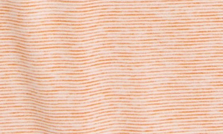 Johnston & Murphy Kids' Micro Stripe Polo In Orange