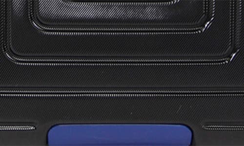 Shop Hurley Suki 29" Hardshell Spinner Suitcase In Black/blue