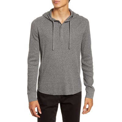 Vince Regular Fit Hooded Sweatshirt, Grey