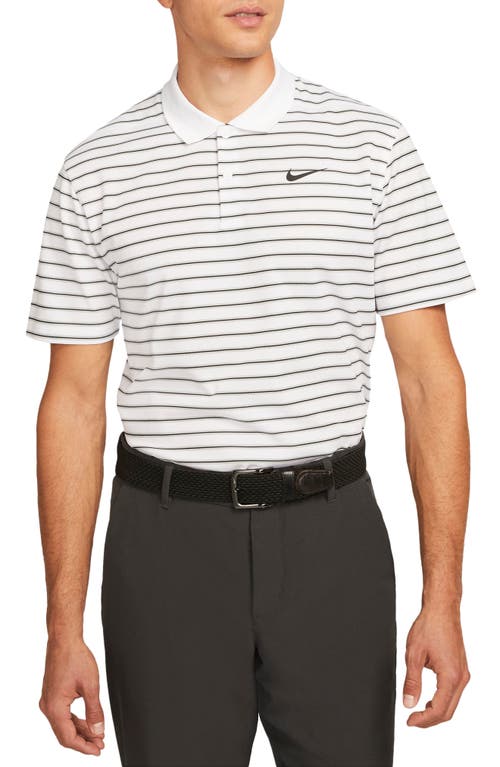 Shop Nike Golf Dri-fit Victory Golf Polo In White/black