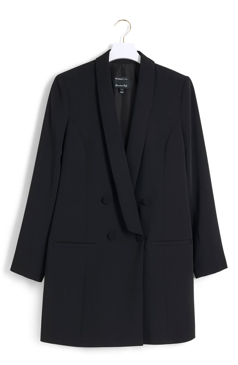 River Island Shawl Collar Long Sleeve Blazer Dress | Nordstrom