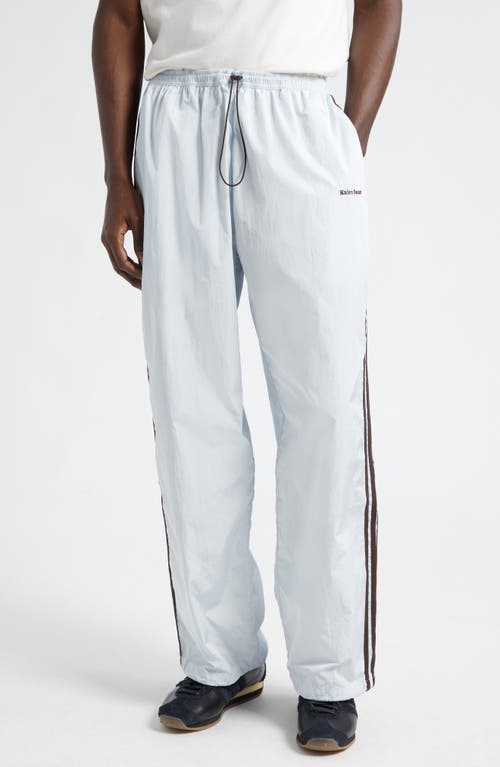x Wales Bonner 3-Stripes Recycled Nylon Track Pants in Blue Tint
