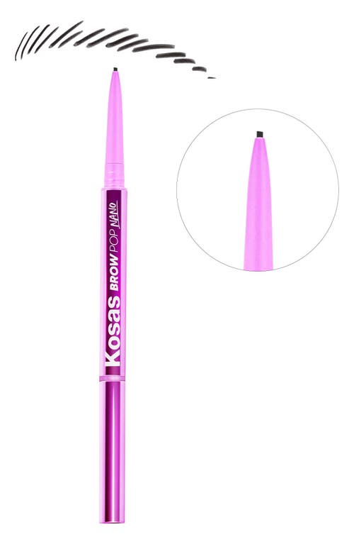 Brow Pop Nano Ultra-Fine Detailing + Feathering Pencil in Black