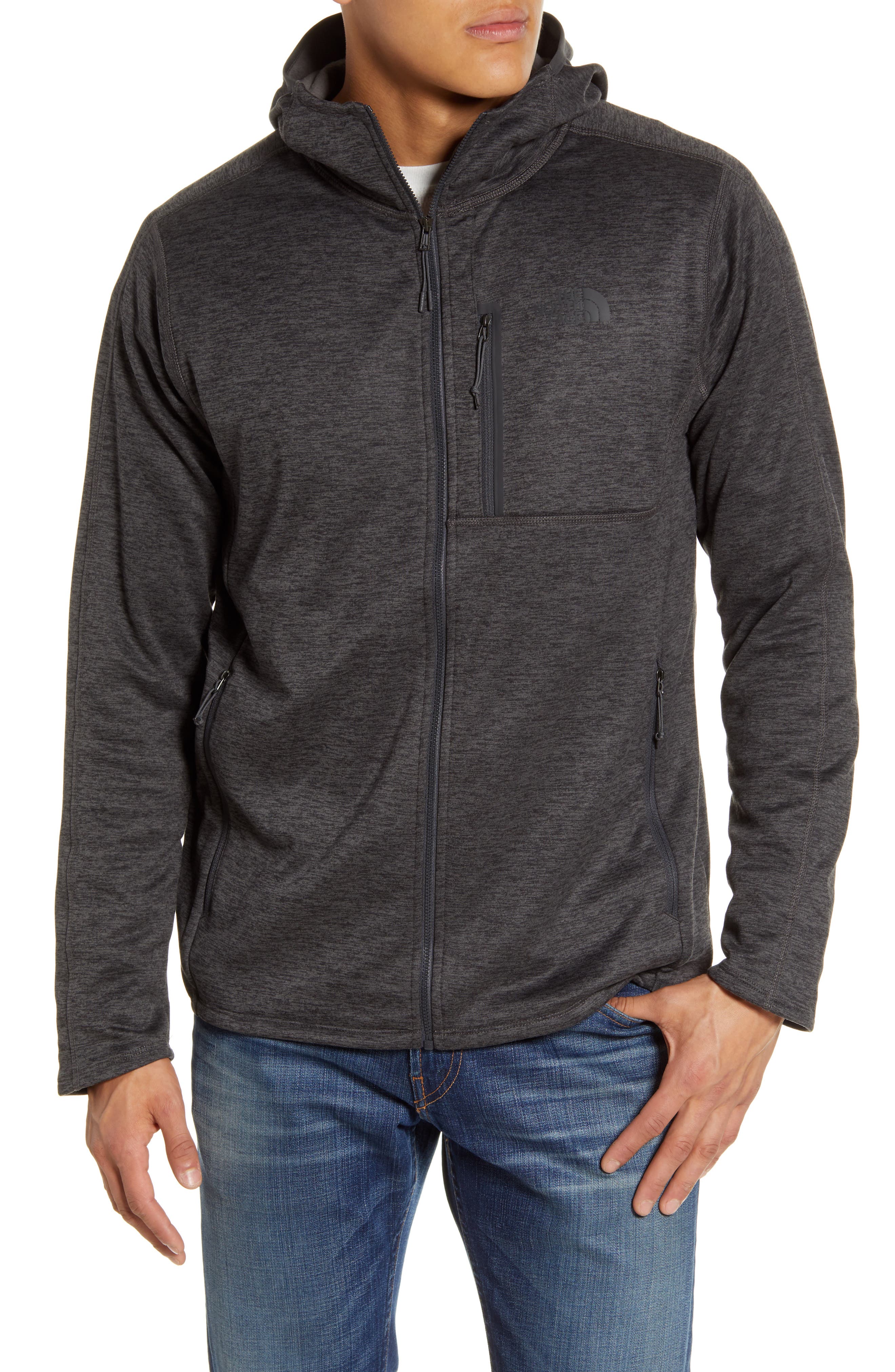 the north face canyonlands hooded fleece jacket