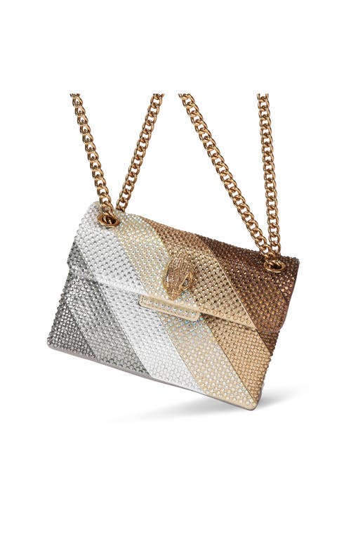 Kurt Geiger Mini Kensington Crossbody In Open Grey