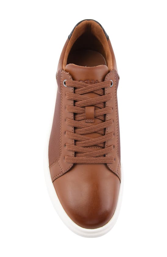 Shop Aldo Ronan Embossed Sneaker In Tan Synthetic Embossed