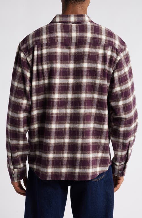 OBEY OBEY REASON PLAID LONG SLEEVE CAMP SHIRT 