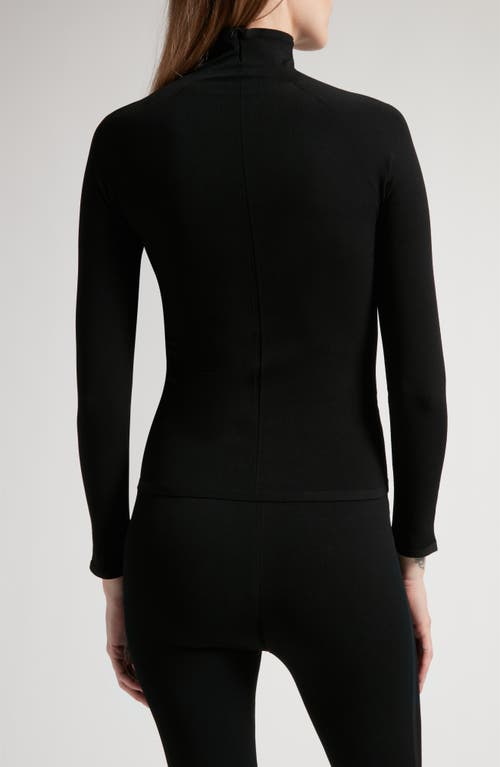 Shop The Row Patti Funnel Neck Pullover In Black