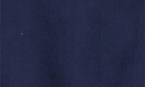Lunya Airy Cotton & Silk Curve Hem Short Pajamas In Deep Blue