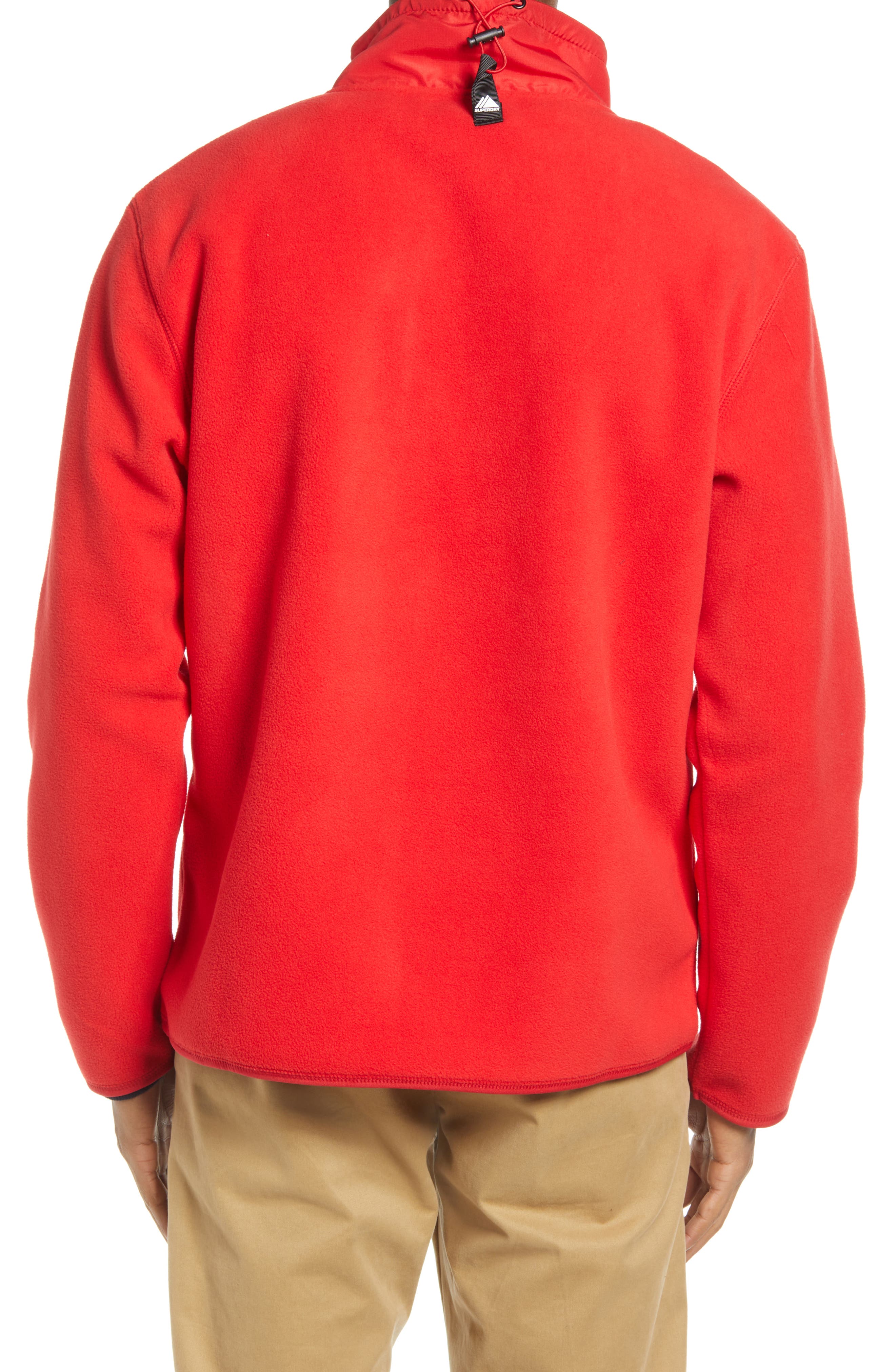 half zip up fleece