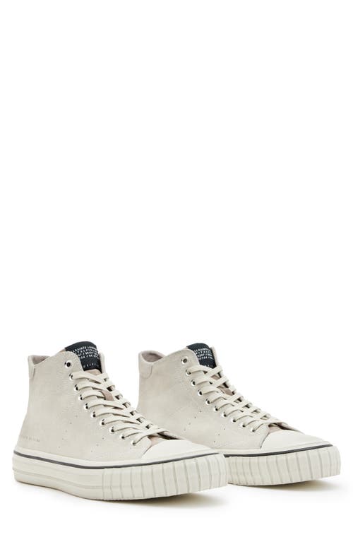 Lewis High Top Sneaker in Chalk White
