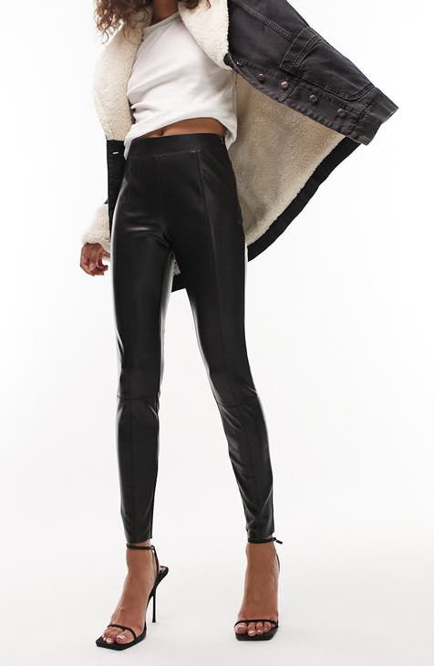 Faux Leather Skinny Fit Pants