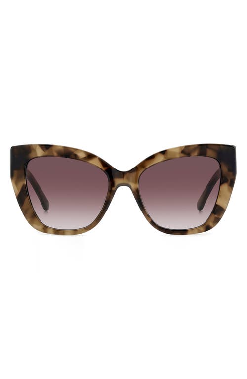 KATE SPADE KATE SPADE NEW YORK BEXLEY 54MM GRADIENT CAT EYE SUNGLASSES 