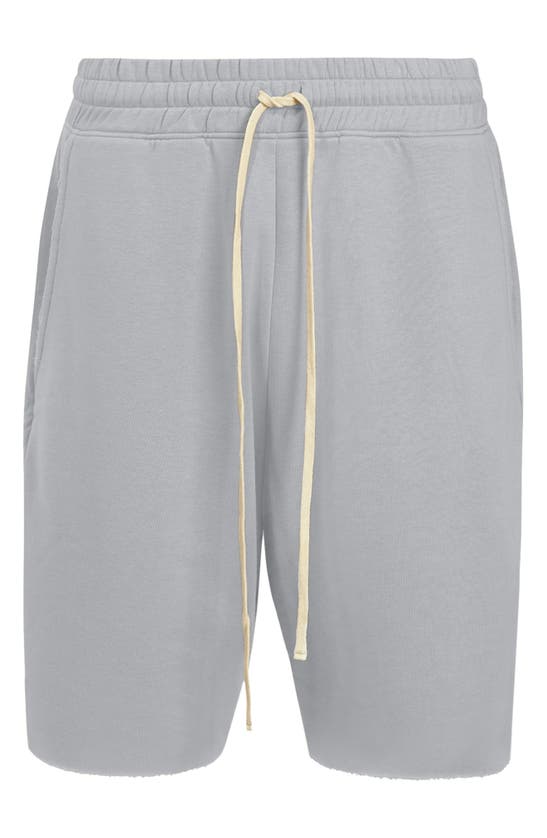 Shop Allsaints Ryder Helix Shorts In Skyline Grey