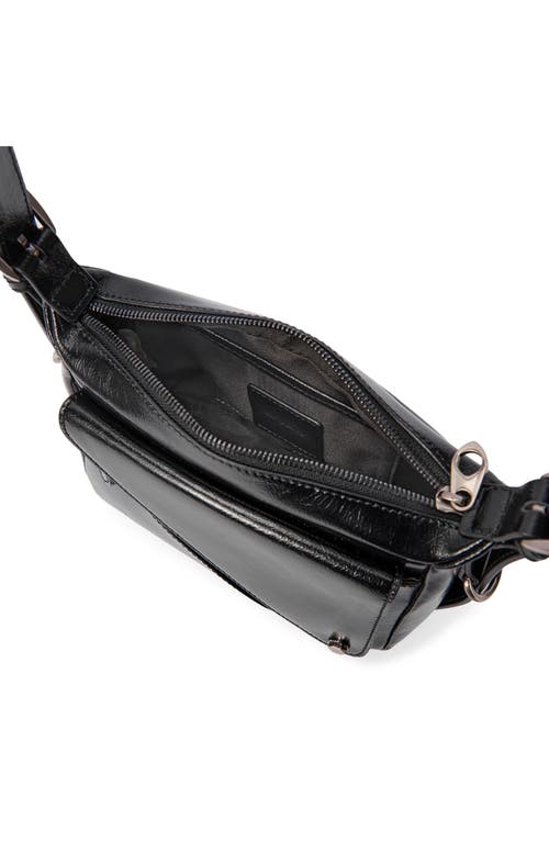 ORYANY ORYANY MOTO LEATHER CROSSBODY BAG 