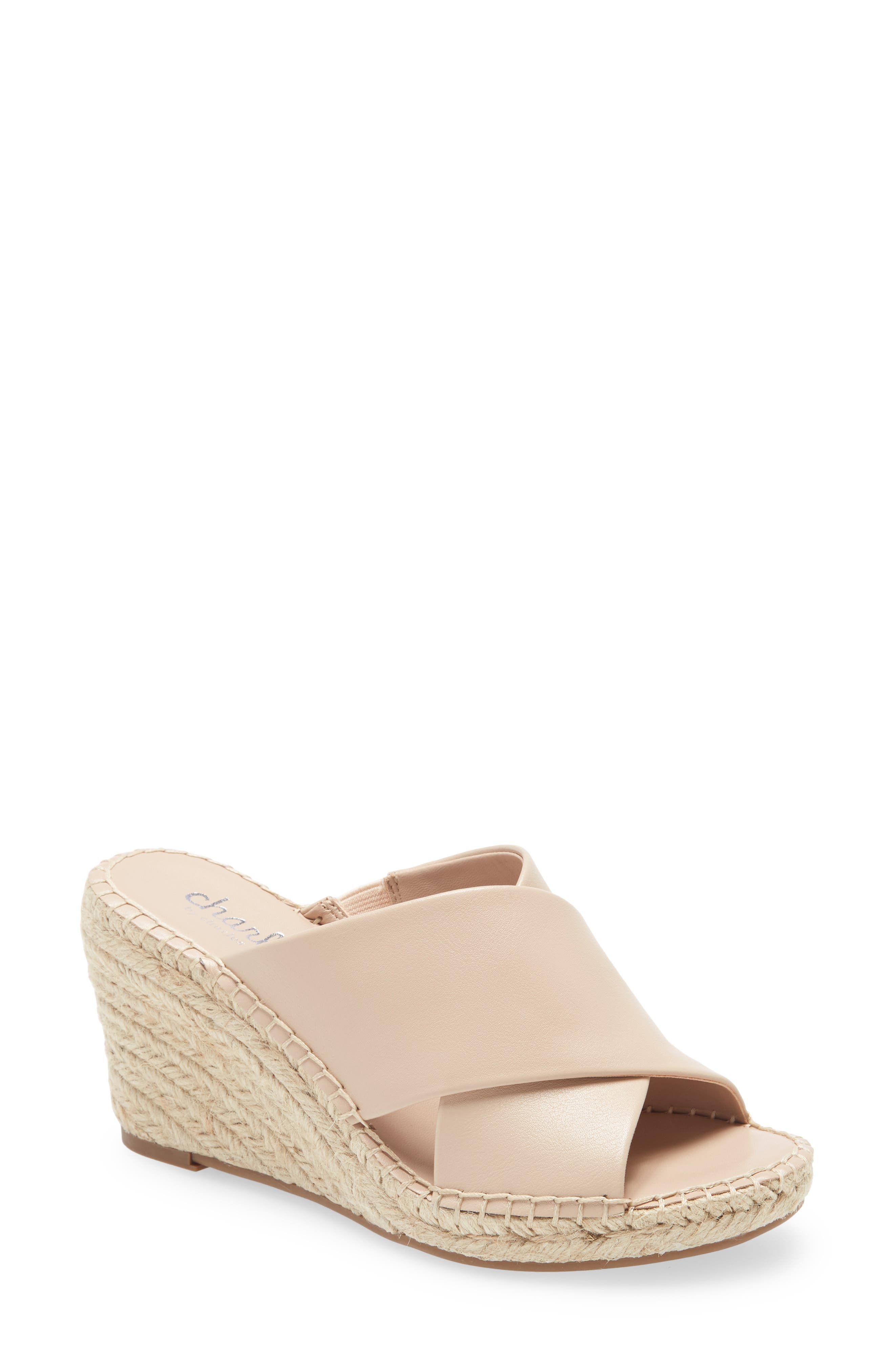 espadrille wedge slide