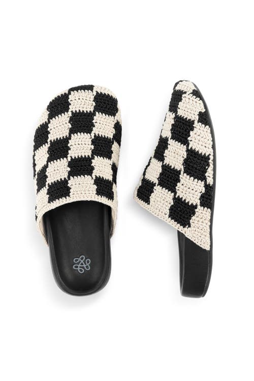 The Sak Bolinas Clog In Black Check