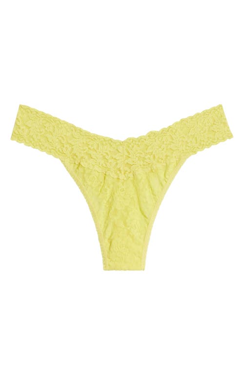 Shop Hanky Panky Original Rise Thong In Limoncello Yellow