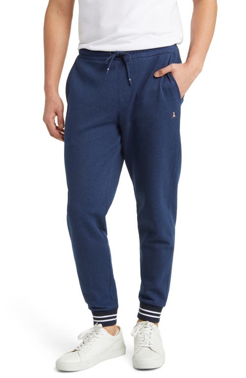 Slim Fit Fleece Joggers in Dress Blue Heather