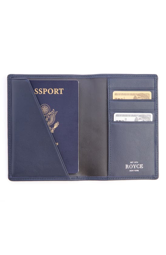 ROYCE NEW YORK ROYCE NEW YORK PERSONALIZED RFID LEATHER CARD CASE