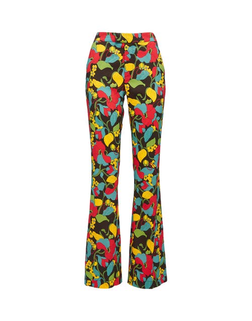 La Doublej Saturday Night Pants Vines Brown In Vines Brown