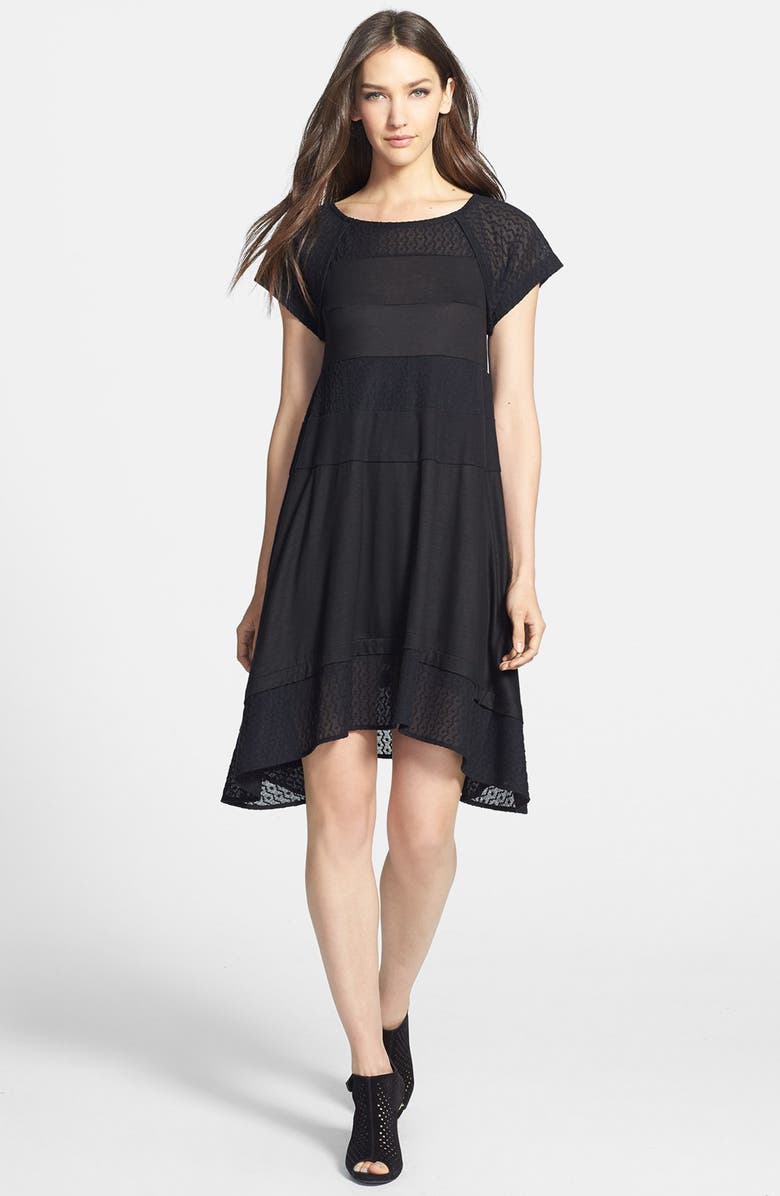 MARC BY MARC JACOBS 'Addy' Lace Insert Trapeze Dress | Nordstrom