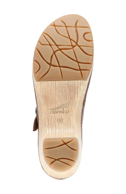 Dansko Lilah Mary Jane Platform Pump In Tan