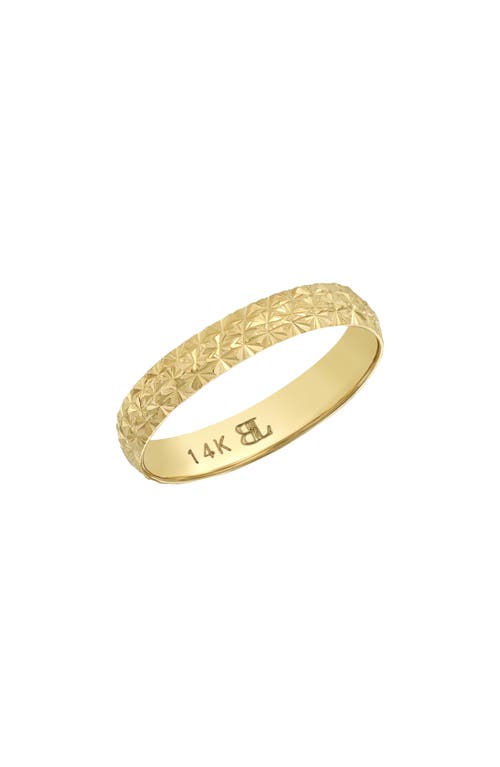 Bony Levy 14K Gold Band Ring Yellow at Nordstrom,