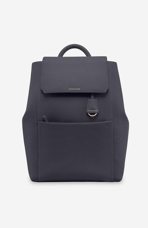 Maison De Sabre Maison De Sabré Large Leather Soft Backpack In Blue