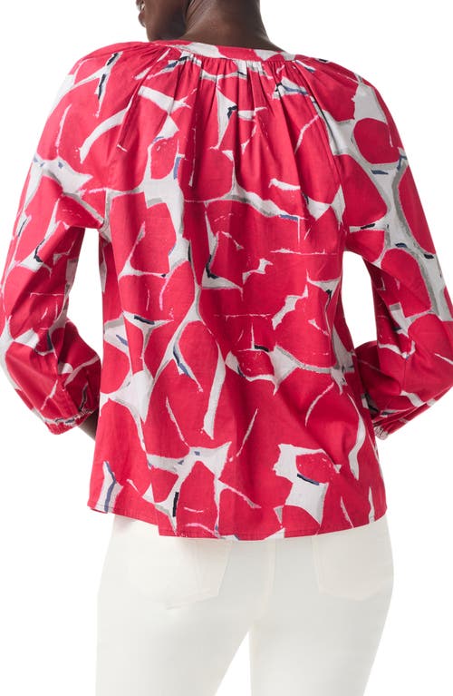 NIC + ZOE NIC+ZOE BOLD PETALS BUTTON-UP SHIRT