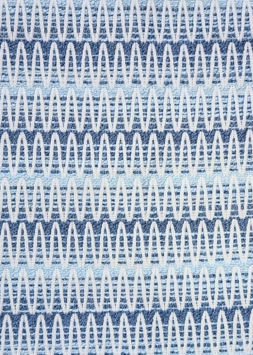 Anaya Summer Twist Indoor Outdoor Placemat In Blue