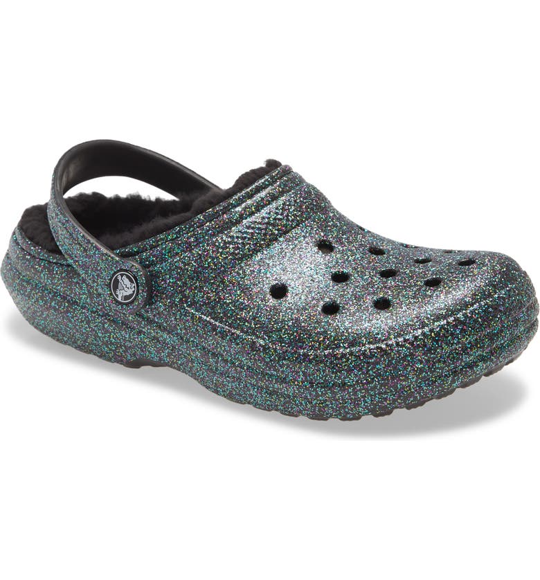 melodisk krog Marco Polo CROCS™ Classic Glitter Lined Clog | Nordstrom