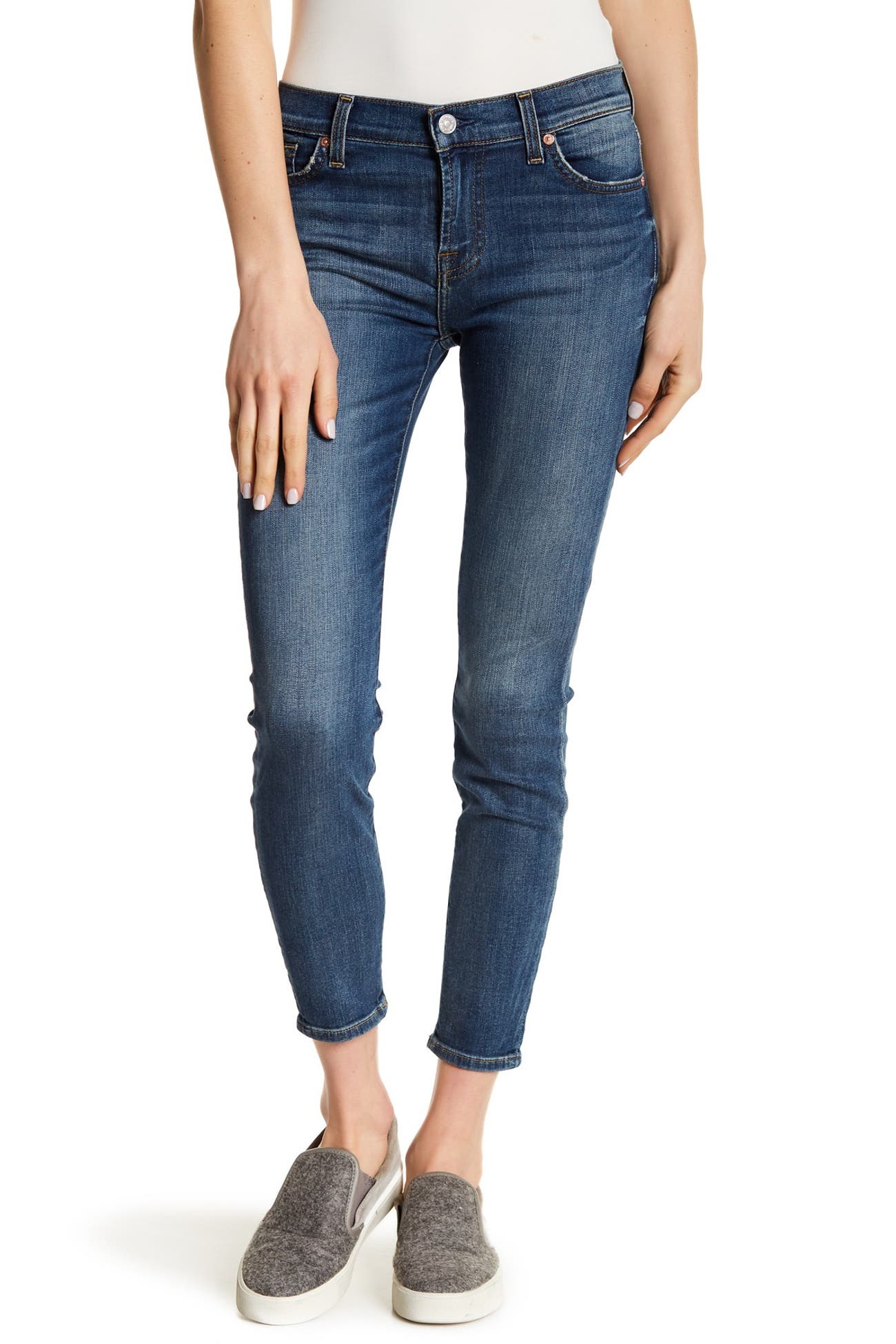 7 For All Mankind Gwenevere High Waist Ankle Skinny Jeans Nordstrom