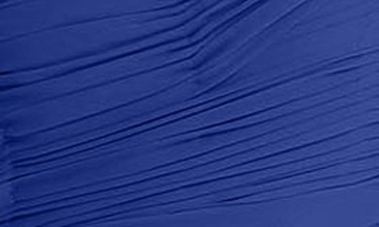 Shop Calvin Klein Strapless Ruched Chiffon Dress In Empire Blue