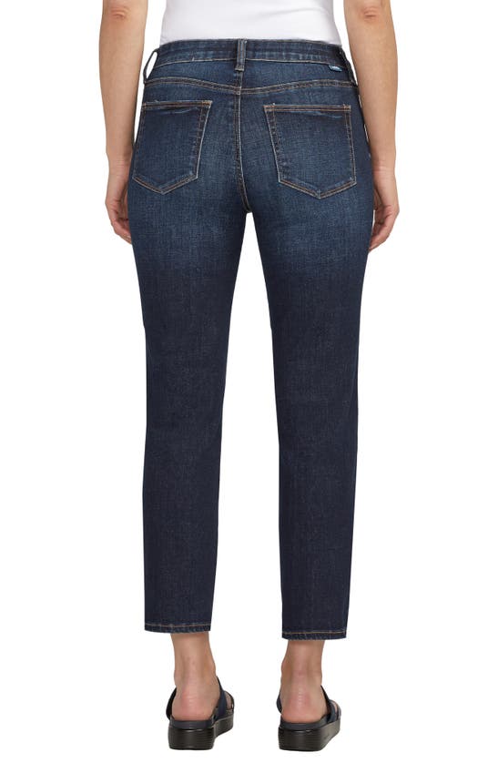 Shop Jag Jeans Jag Ruby Mid Rise Crop Straight Leg Jeans In Canyon Blue