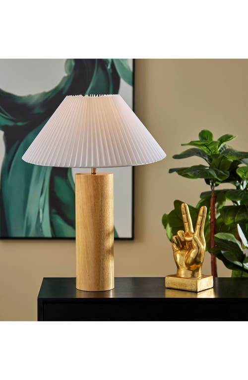 Adesso Lighting Marta Table Lamp In Natural Wood